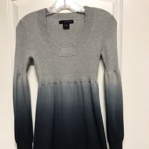 Gray sweater dress by Calvin Klein Jeans